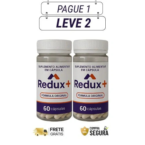 Redux+ 60 Cápsulas - Você No Controle Das Suas Escolhas - Escolha seu Kit, 2 ou 4 Frascos - Frete Grátis