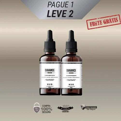Diavance Premium 30ml Original  - Kits com 2, 4 e 6 Frascos - Frete Grátis