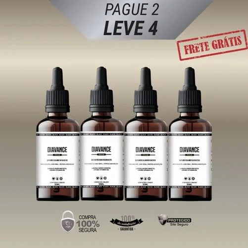 Diavance Premium 30ml Original  - Kits com 2, 4 e 6 Frascos - Frete Grátis